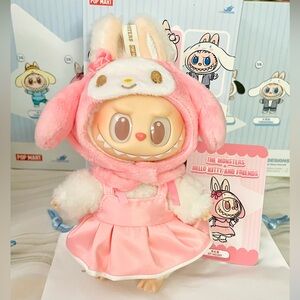 Opened box of POPMART Labubu Hello Kitty and Friends Plush Pendant - My Melody